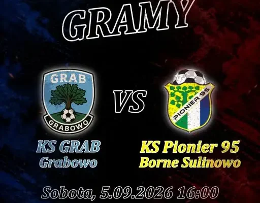 Mecz 2. kolejki Klasy B: Zawisza Grabów podejmuje Pioniera Borne Sulinowo