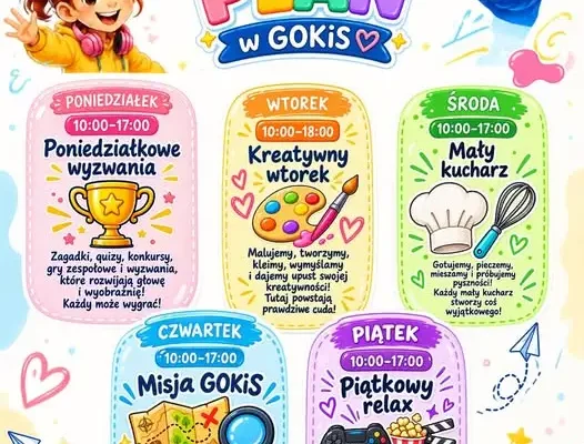 Tydzień pełen atrakcji w GOKiS Stawiski – zapraszamy dzieci i młodzież