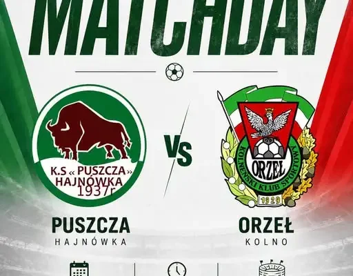Puszcza Hajnówka rywalem Orła Kolno w 5. kolejce klasy okręgowej