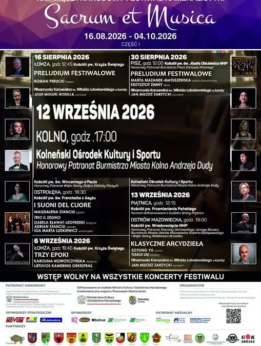Koncert Sacrum et Musica w Kolnie już dziś – wstęp wolny