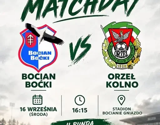 Bocian Boćki zagra dziś w Okręgowym Pucharze Polski