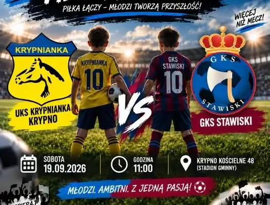 Młodzicy GKS Stawiski zagrają w Krypnie. 4. kolejka II ligi wojewódzkiej