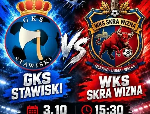 Meczowa sobota w Stawiskach – GKS kontra Skra Wizna