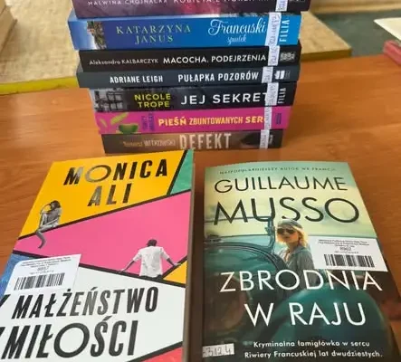 Nowości wydawnicze w Filii Bibliotecznej w Rogienicach Wielkich