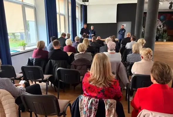 Policja z Kolna spotkała się z dyrektorami szkół. Tematem bezpieczeństwo uczniów