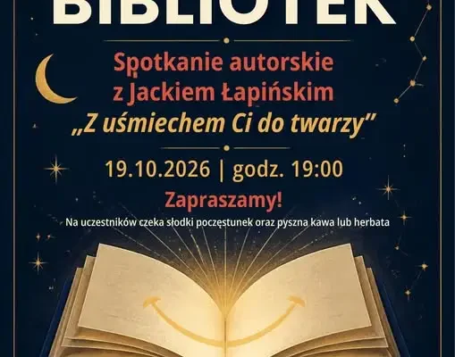 Spotkanie z Jackiem Łapińskim w bibliotece w Lemanie – Noc Bibliotek 2026
