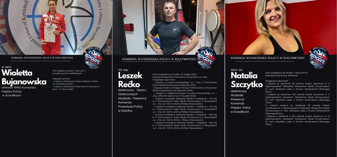 Trwa głosowanie na najpopularniejszego sportowca 100-lecia sportu w Policji
